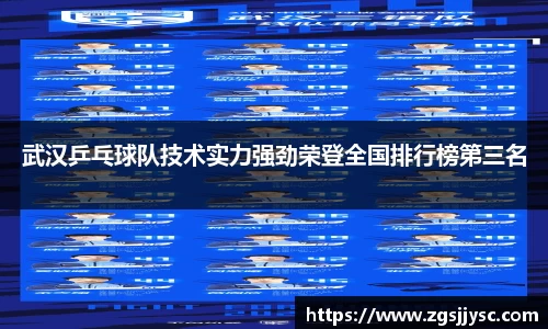 武汉乒乓球队技术实力强劲荣登全国排行榜第三名